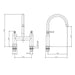 Eastbrook Leith Bath Filler Tap - Chrome - Bath Filler Taps
