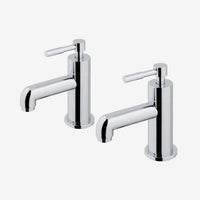 Eastbrook Leith Bath Pillar Taps - Chrome - Bath Pillar Taps