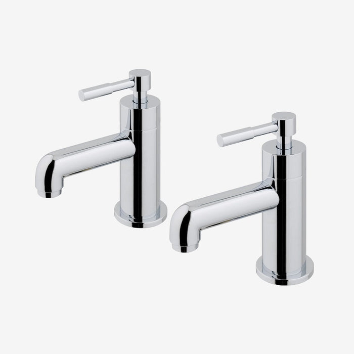 Eastbrook Leith Bath Pillar Taps - Chrome - Bath Pillar Taps