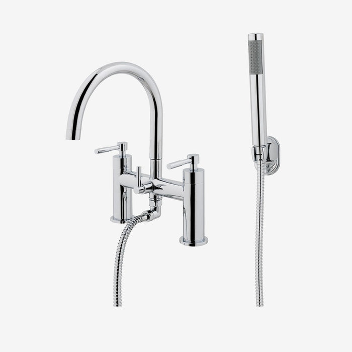 Eastbrook Leith Bath Shower Mixer Tap With Kit - Chrome