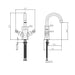 Eastbrook Leith Mono Basin Mixer Tap With Push Button Waste