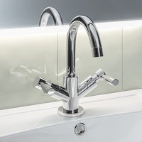 Eastbrook Leith Mono Basin Mixer Tap With Push Button Waste
