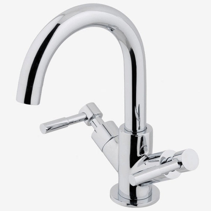 Eastbrook Leith Mono Basin Mixer Tap With Push Button Waste