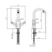 Eastbrook Leith Mono Bidet Mixer Tap With Push Button Waste