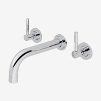 Eastbrook Leith Wall Mounted Basin Mixer Tap - Chrome