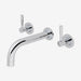 Eastbrook Leith Wall Mounted Basin Mixer Tap - Chrome