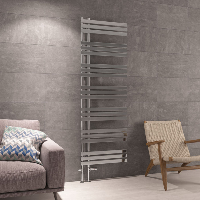 Eastbrook Leonardo Straight Heated Towel Rail Chrome