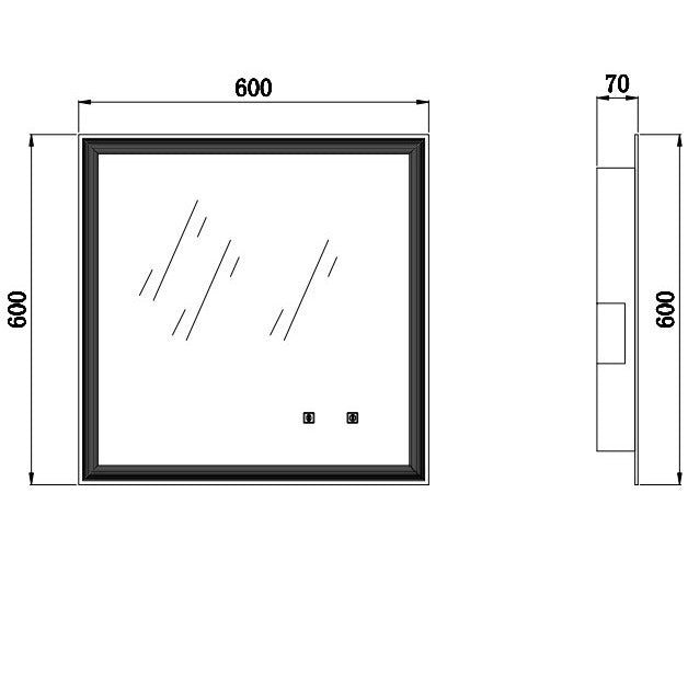 Eastbrook Leven Illuminated Mirror With Bluetooth