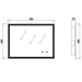 Eastbrook Leven Illuminated Mirror With Bluetooth