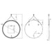 Eastbrook Levone Framed Illuminated Mirror - Illuminated