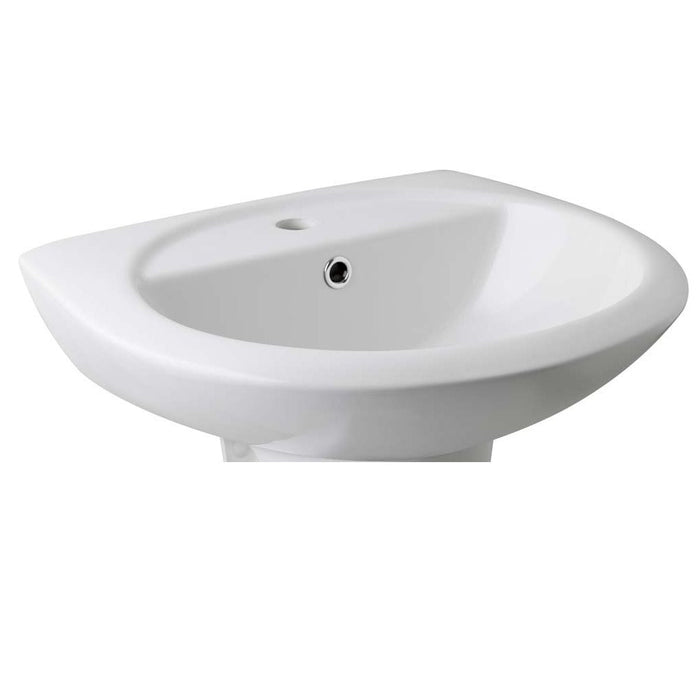 Eastbrook Loire Wall Hung Basin With Overflow - 455mm Wide