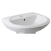Eastbrook Loire Wall Hung Basin With Overflow - 455mm Wide