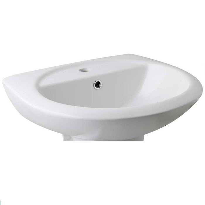 Eastbrook Loire Wall Hung Basin With Overflow - 535mm Wide