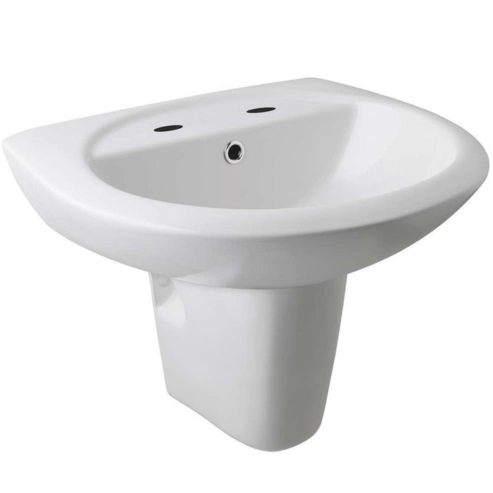 Eastbrook Loire Wall Hung Basin With Overflow - 535mm Wide