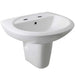 Eastbrook Loire Wall Hung Basin With Overflow - 535mm Wide