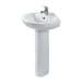Eastbrook Loire Wall Hung Corner Basin With Full Pedestal