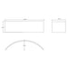 Eastbrook Lundy Beauforte Front Bath Panel - 1840mm Long