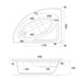 Eastbrook Lundy Beauforte Single Ended Offset Corner Bath