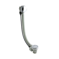 Eastbrook Luxury Overflow Bath Filler With Waste - Chrome