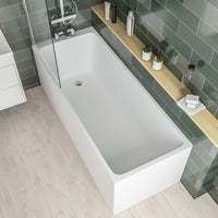 Eastbrook Malin Beauforte Double Ended Bath - No TH - Matt