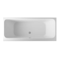 Eastbrook Malin Beauforte Double Ended Bath - No TH - White
