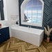 Eastbrook Malin Beauforte Double Ended Bath - No TH - White