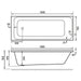 Eastbrook Malin Single Ended Bath - No TH - White