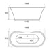 Eastbrook Margravine Freestanding Double Ended Bath