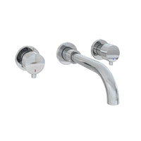 Eastbrook Meriden 3 Hole Wall Mounted Basin Tap - Chrome