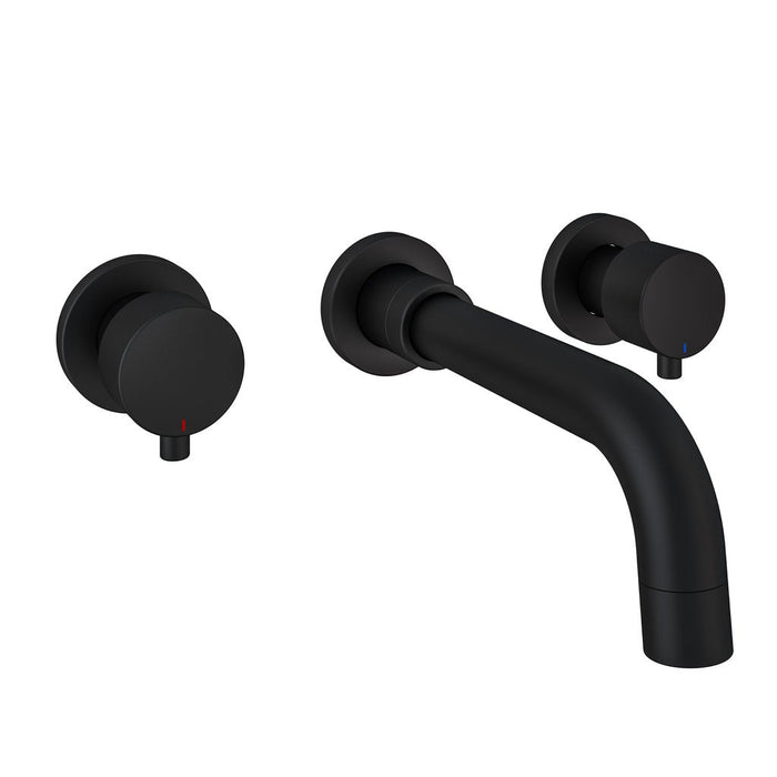 Eastbrook Meriden 3 Hole Wall Mounted Bath Tap - Matt Black