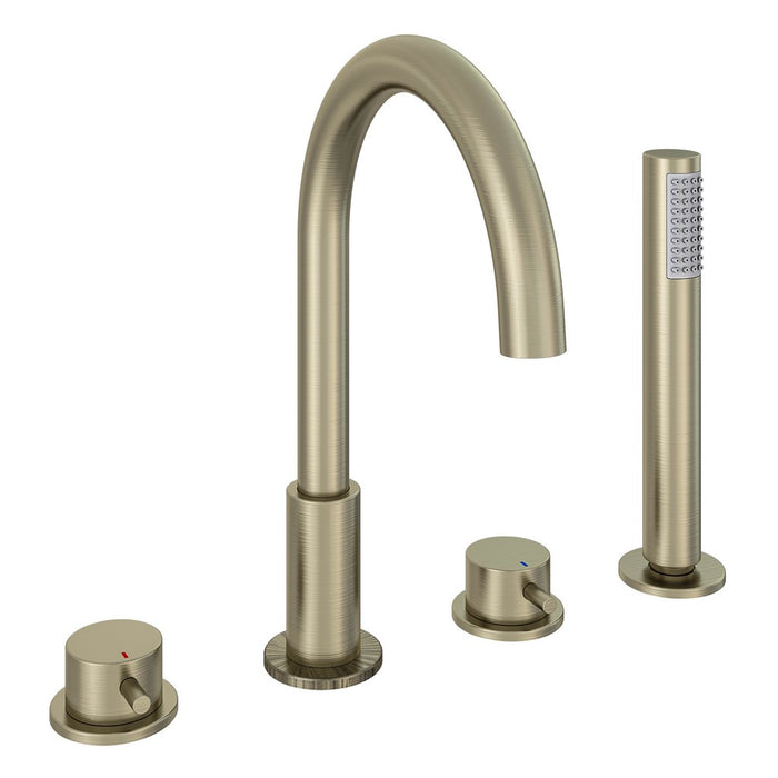 Eastbrook Meriden 4 Hole Deck Mounted Bath Shower Mixer Tap
