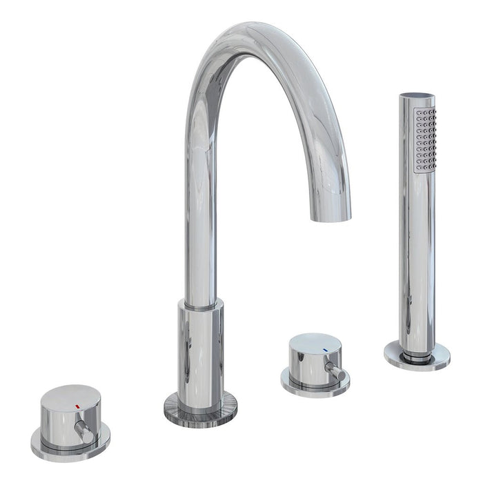 Eastbrook Meriden 4 Hole Deck Mounted Bath Shower Mixer Tap