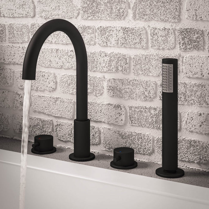 Eastbrook Meriden 4 Hole Deck Mounted Bath Shower Mixer Tap