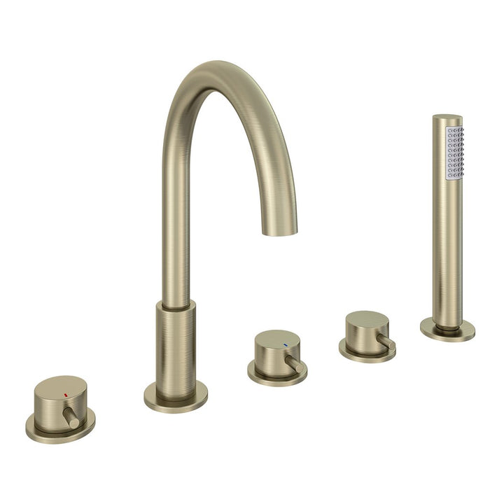 Eastbrook Meriden 5 Hole Deck Mounted Bath Shower Mixer Tap