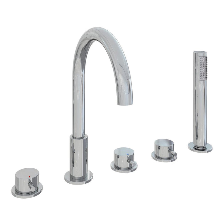 Eastbrook Meriden 5 Hole Deck Mounted Bath Shower Mixer Tap
