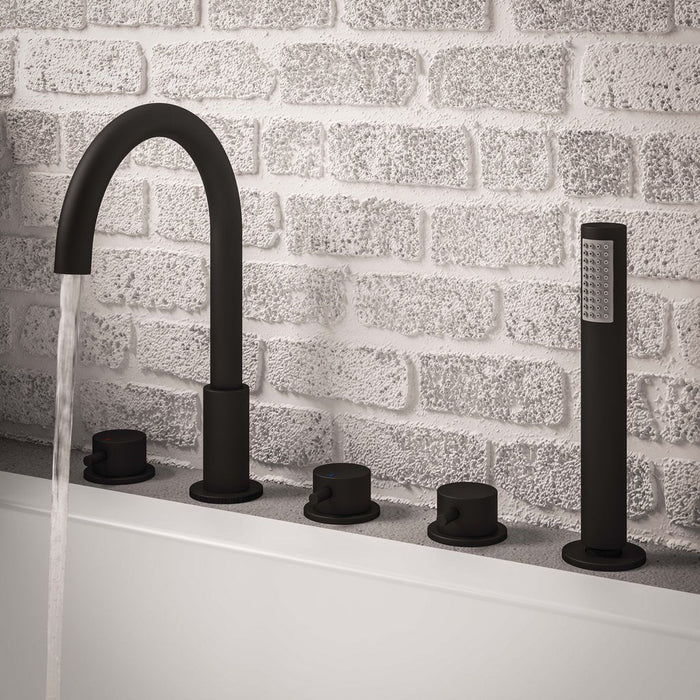 Eastbrook Meriden 5 Hole Deck Mounted Bath Shower Mixer Tap