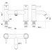 Eastbrook Meriden Deck Mounted Bath Filler Tap With Curve
