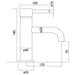 Eastbrook Meriden Mono Basin Mixer Tap With Waste - Basin