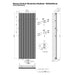 Eastbrook Mersey Aluminium Designer Radiator Matt