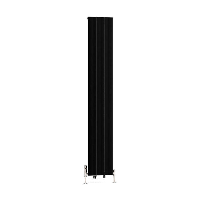 Eastbrook Mersey Aluminium Designer Radiator Matt Black