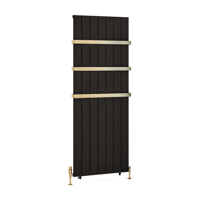 Eastbrook Mersey Aluminium Designer Radiator Matt Black