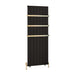 Eastbrook Mersey Aluminium Designer Radiator Matt Black