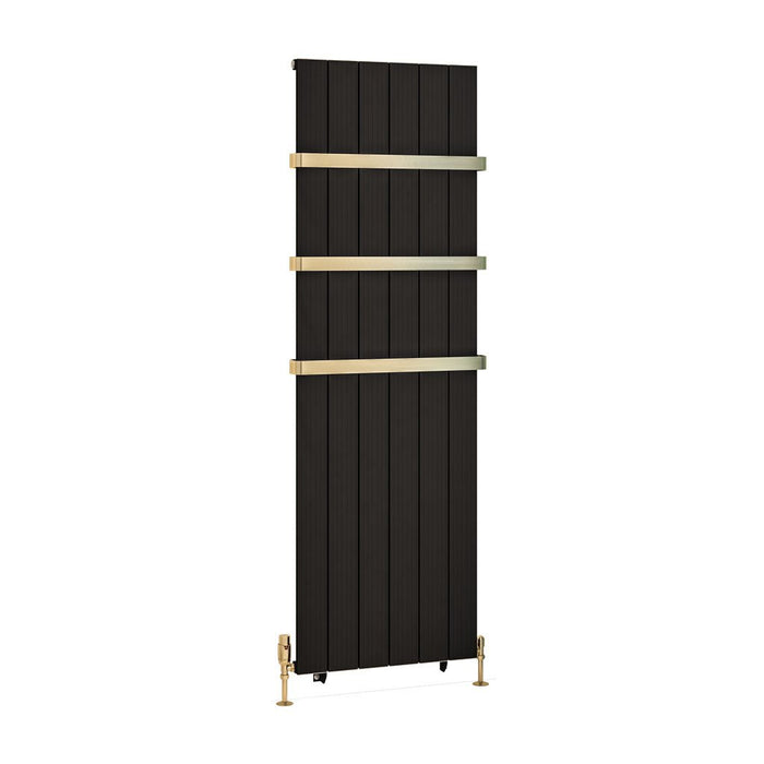 Eastbrook Mersey Aluminium Designer Radiator Matt Black