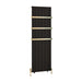 Eastbrook Mersey Aluminium Designer Radiator Matt Black