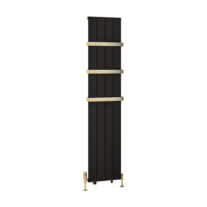 Eastbrook Mersey Aluminium Designer Radiator Matt Black