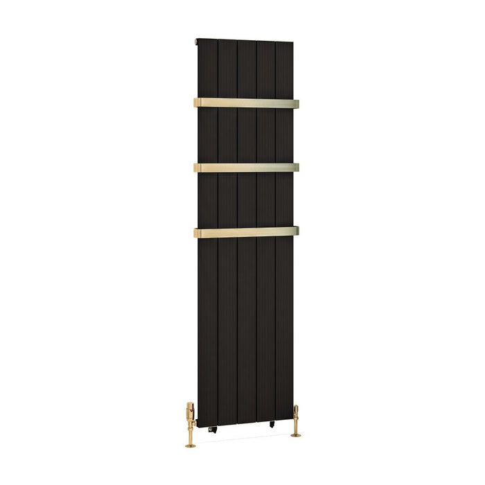 Eastbrook Mersey Aluminium Designer Radiator Matt Black