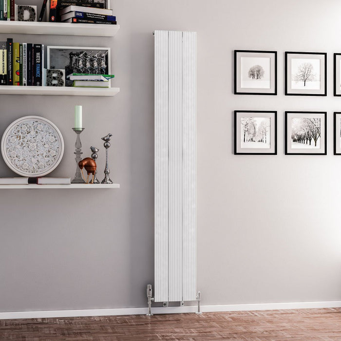 Eastbrook Mersey Aluminium Designer Radiator Matt White