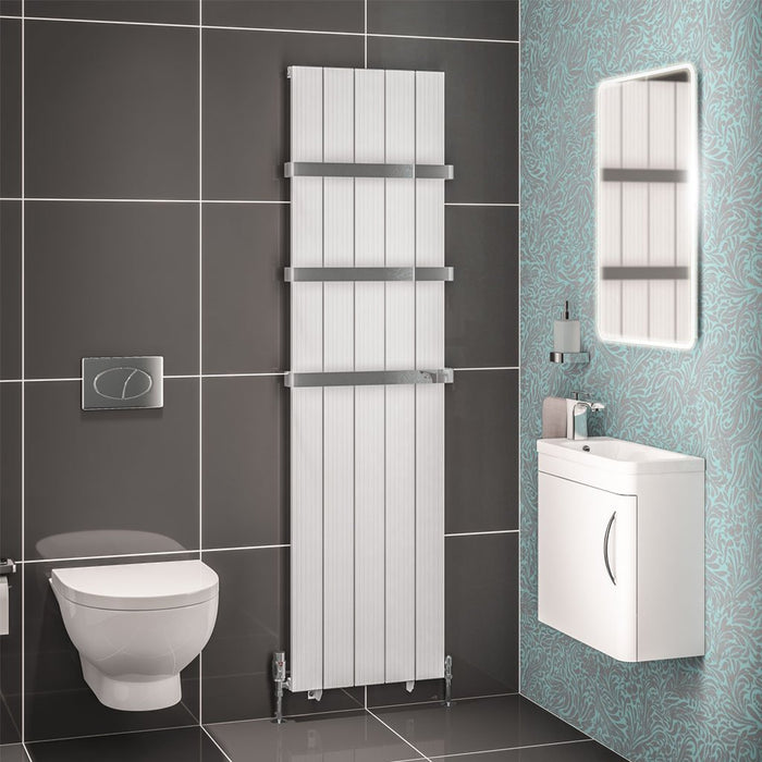 Eastbrook Mersey Aluminium Designer Radiator Matt White