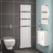 Eastbrook Mersey Aluminium Designer Radiator Matt White