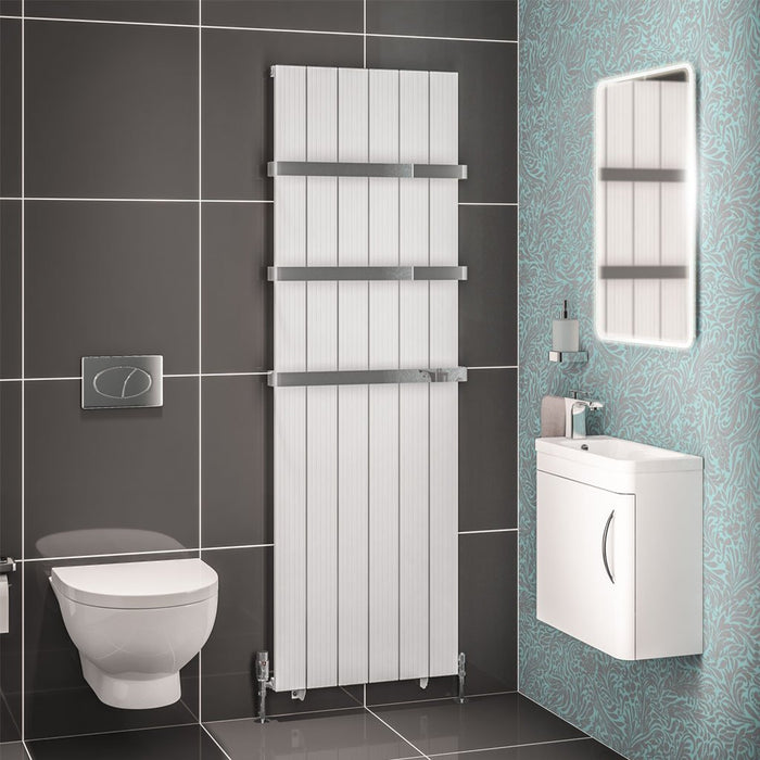 Eastbrook Mersey Aluminium Designer Radiator Matt White